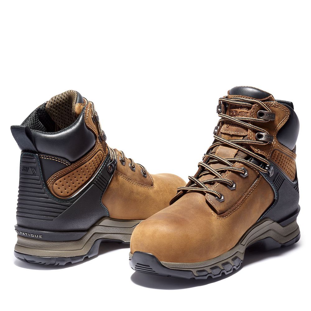 Bocanci De Muncă Timberland Dama Maro/Negrii - Pro® Hypercharge 6-Inch Composite-Toe Waterproof - Ro